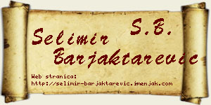 Selimir Barjaktarević vizit kartica